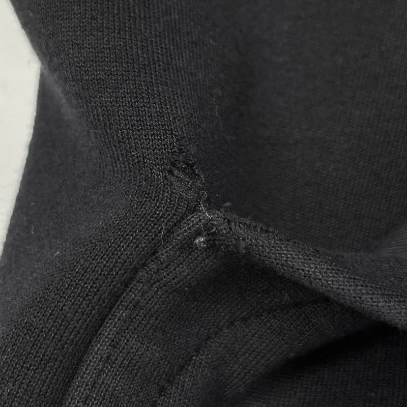 Prada Technical Cotton Hoodie Pullover Logo Top Hoodie Cotton Polyamide Black