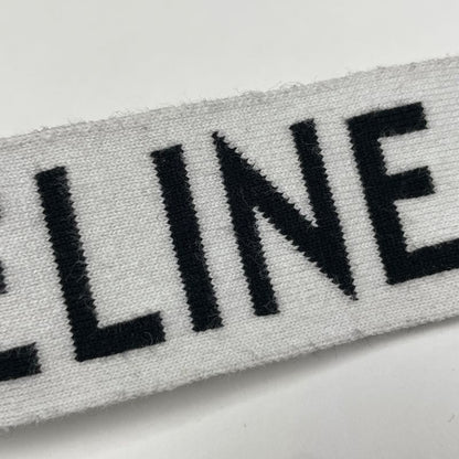 Celine Loose Hoodie Logo Pullover Cotton Fleece Top Hoodie Black Men's