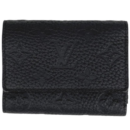Louis Vuitton Portefeuille Pilot Monogram Trifold Wallet Taurillon Noir Black