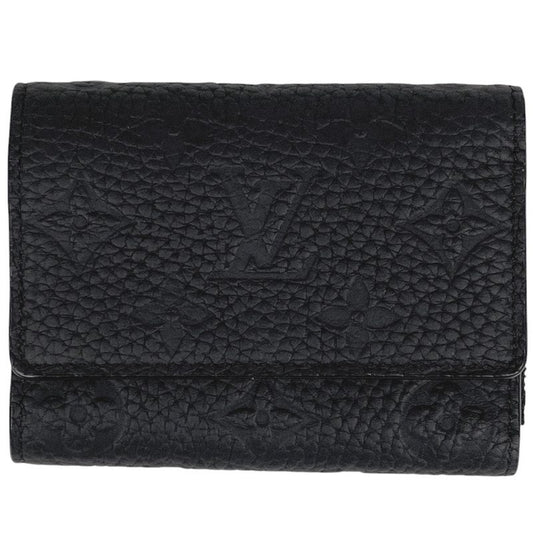 Louis Vuitton Portefeuille Pilot Monogram Trifold Wallet Taurillon Noir Black