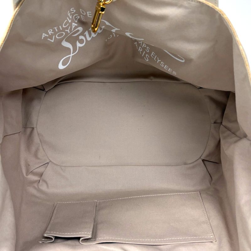 Louis Vuitton Cabas Ipanema GM Shoulder Bag with Pouch Tote Bag Canvas Sabre