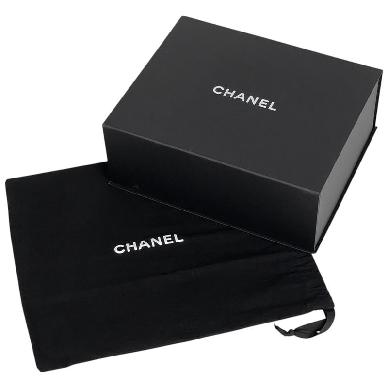 Chanel 19 Shoulder Bag Chain Handbag Coco Mark Shoulder Bag Leather Black