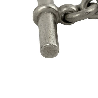 Hermes Chaine D'ancre PM 16frame Bracelet Metal Silver Ladies