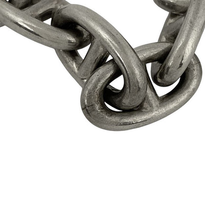 Hermes Chaine D'ancre PM 16frame Bracelet Metal Silver Ladies