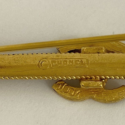 Chanel Coco Mark Brooch CC Mark Brooch GP Gold Ladies