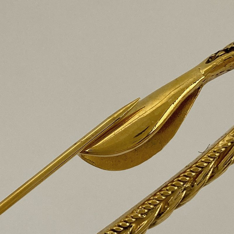 Chanel Coco Mark Brooch CC Mark Brooch GP Gold Ladies