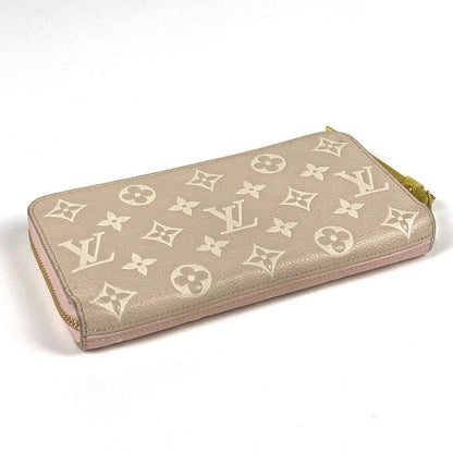 Louis Vuitton Zippy Wallet Round Zipper Long Wallet Monogram Empreinte Pink