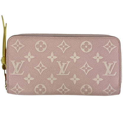 Louis Vuitton Zippy Wallet Round Zipper Long Wallet Monogram Empreinte Pink