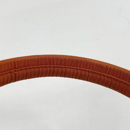 Prada Logo Plate Tote Handbag Tote Bag Nylon Orange Women