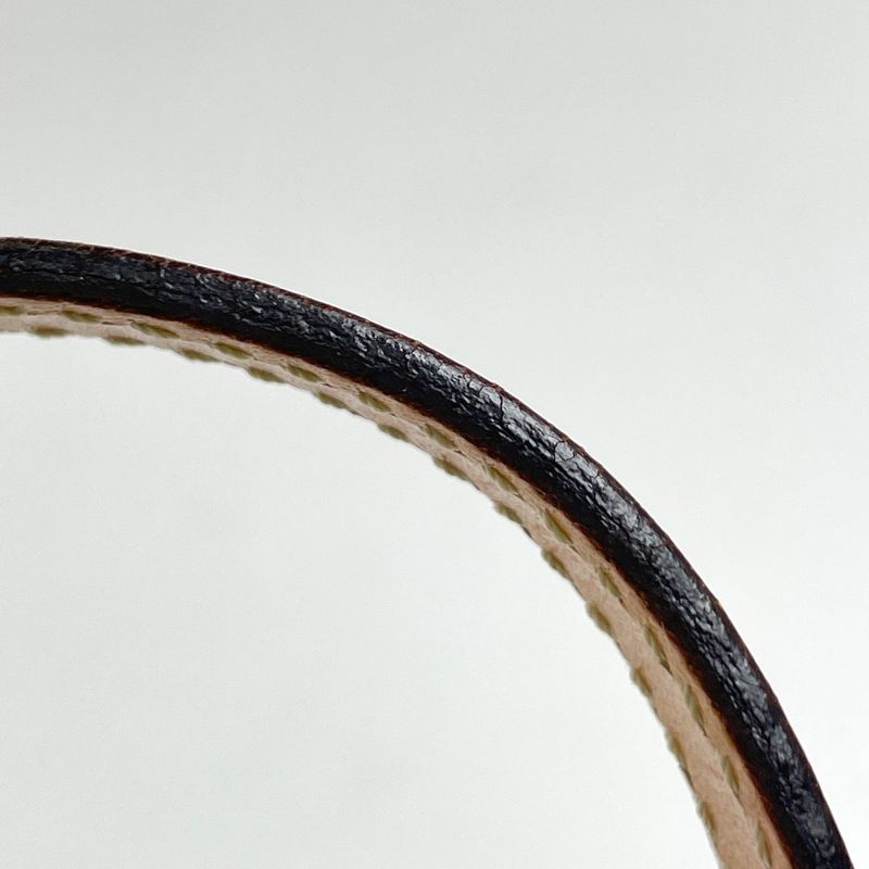 Celine Macadam Pattern Handbag Accessory Pouch Handbag Coated Canvas Brown Women