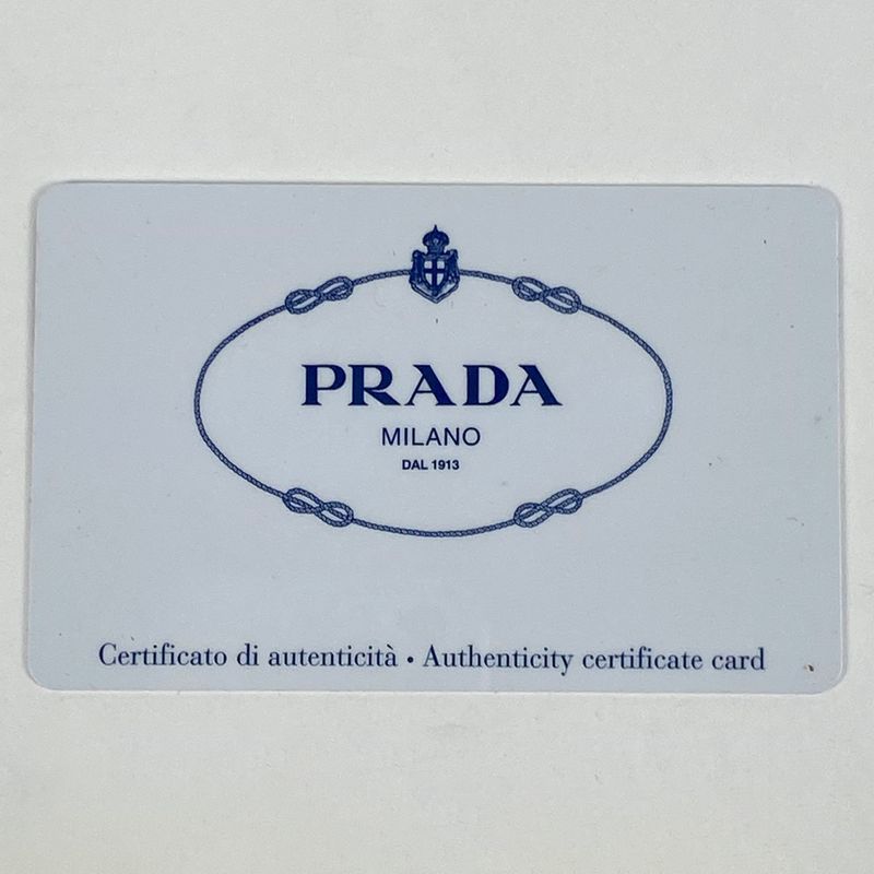 Prada Logo Plate Shoulder Bag Messenger Bag Shoulder Bag Nylon Nero (Black)