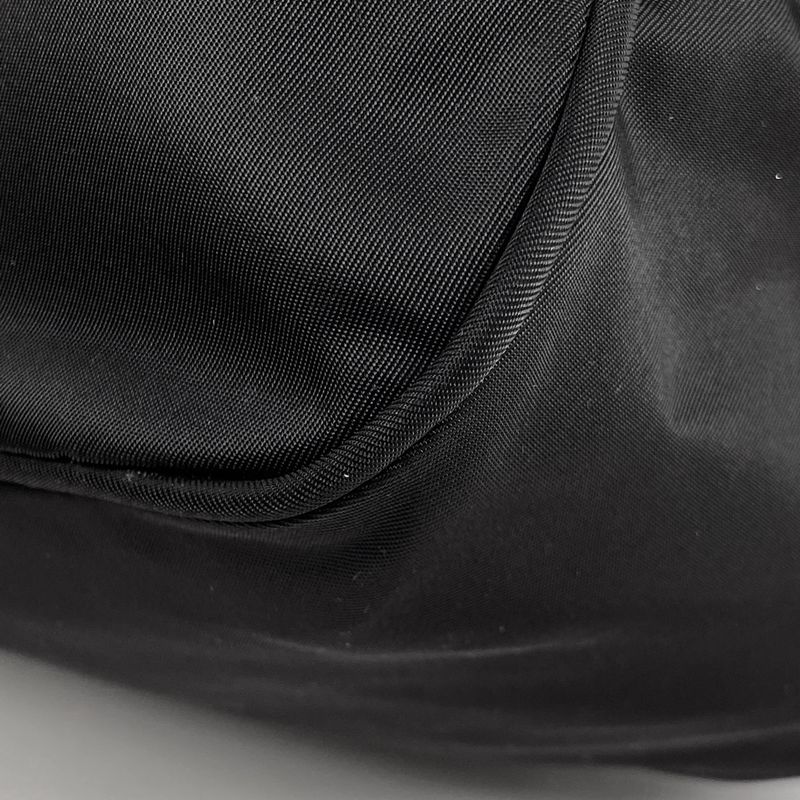 Prada Logo Plate Shoulder Bag Messenger Bag Shoulder Bag Nylon Nero (Black)