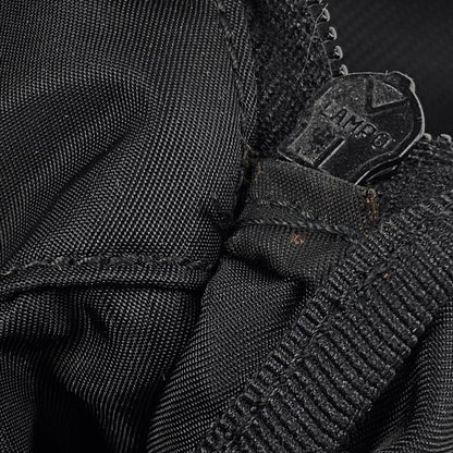 Prada Logo Plate Shoulder Bag Messenger Bag Shoulder Bag Nylon Nero (Black)