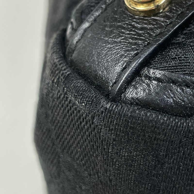 Gucci GG Pattern Tote Handbag Tote Bag GG Canvas Black Women