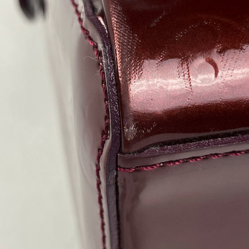 Louis Vuitton Melrose Avenue Handbag Enemel Patent Handbag Monogram Vernis