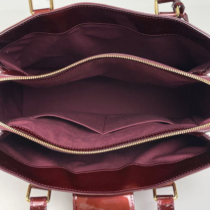 Louis Vuitton Melrose Avenue Handbag Enemel Patent Handbag Monogram Vernis