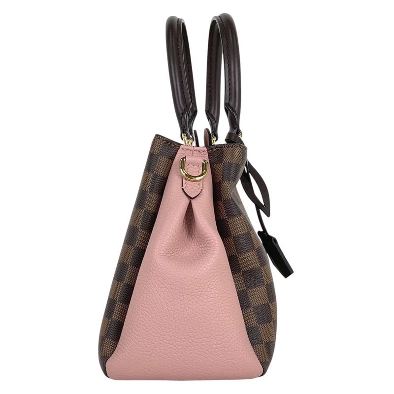 Louis Vuitton Brittany 2way Shoulder Bag Handbag Damier Brown Magnolia (Pink)