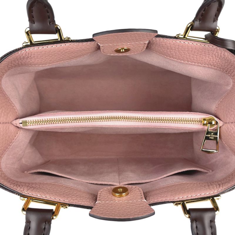 Louis Vuitton Brittany 2way Shoulder Bag Handbag Damier Brown Magnolia (Pink)