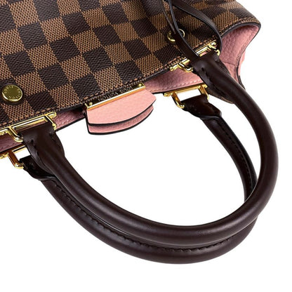 Louis Vuitton Brittany 2way Shoulder Bag Handbag Damier Brown Magnolia (Pink)