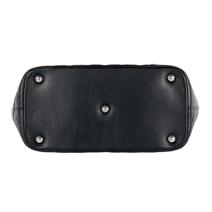 Chanel Cambon Line Large Tote Bag Coco Mark Shoulder Bag Tote Leather Black