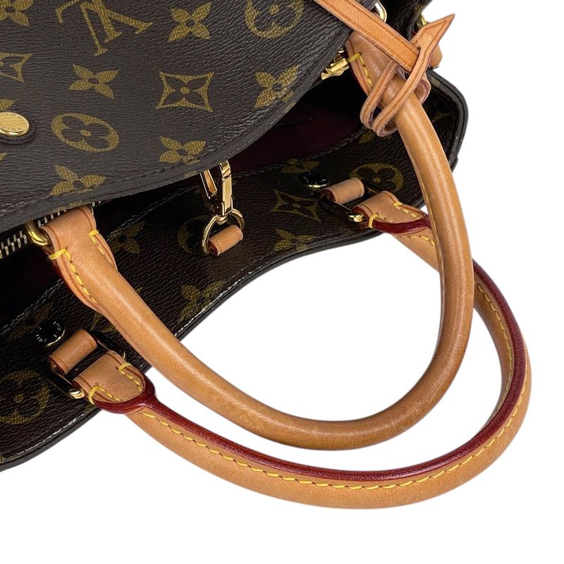 Louis Vuitton Montaigne BB Shoulder Bag 2way Handbag Monogram Brown M41055 Women