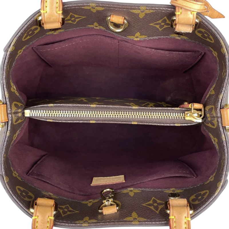 Louis Vuitton Montaigne BB Shoulder Bag 2way Handbag Monogram Brown M41055 Women