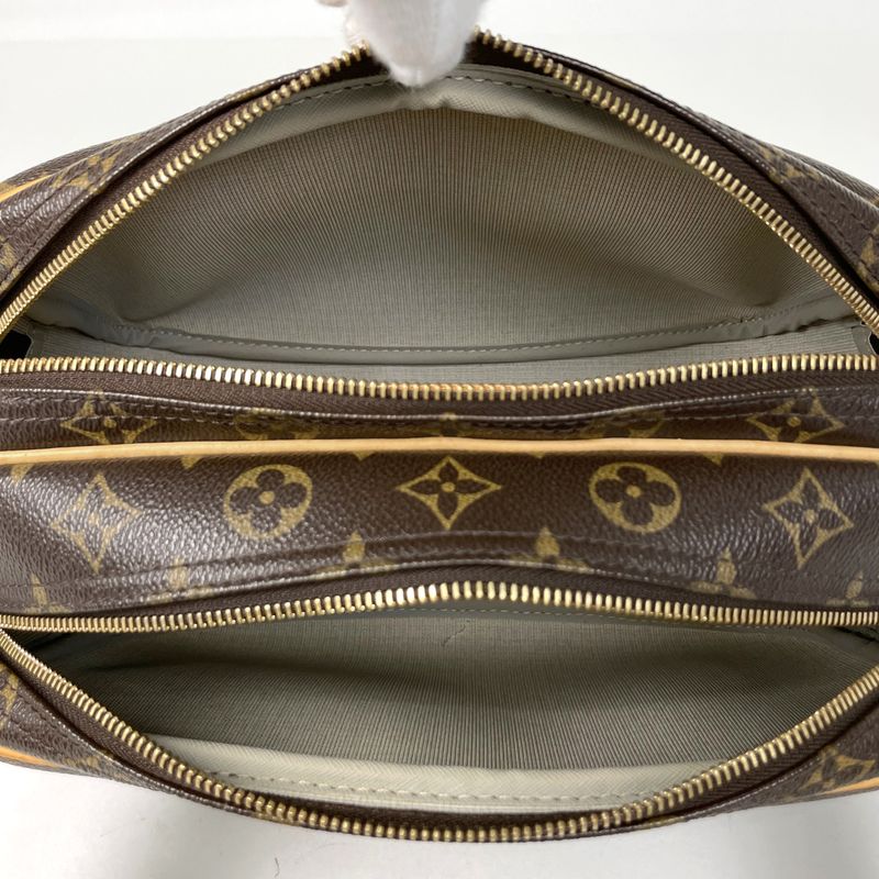 Louis Vuitton Reporter PM Crossbody Shoulder Bag Monogram Brown M45254 Women