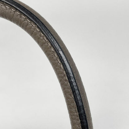 Celine Luggage Micro Shopper Tote Handbag Leather Glaze Women's