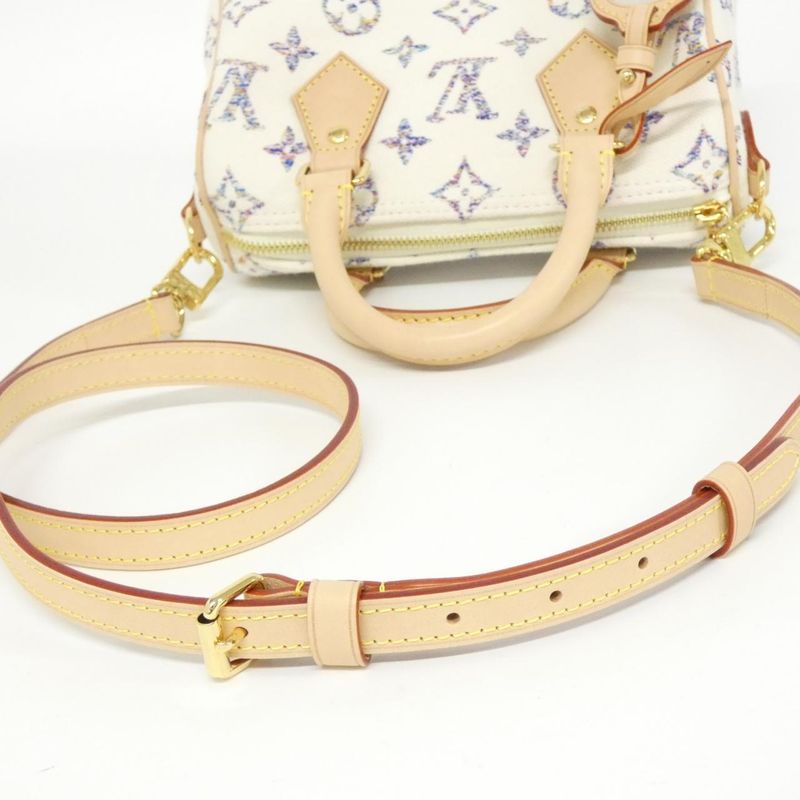 Louis Vuitton Tweed Monogram Multicolor Speedy Bandouliere 20cm (7.87in) M24709