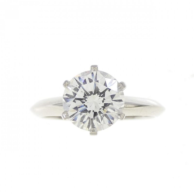 Tiffany & Co Classic Solitaire Ring 1.35ct G VVS1