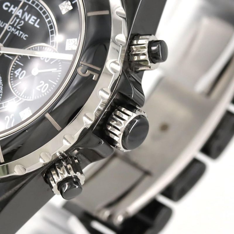 Chanel J12 Chronograph Ceramic 9P H2419 Ceramic Automatic