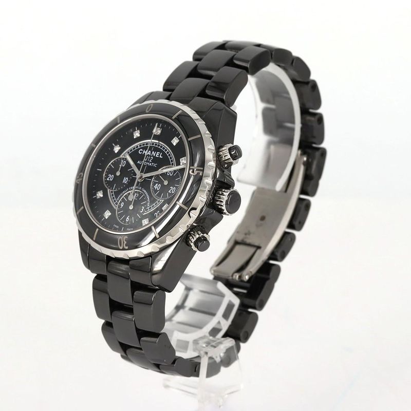 Chanel J12 Chronograph Ceramic 9P H2419 Ceramic Automatic