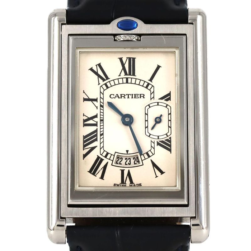 Cartier Tank Vasculante LM W1016055 SS Quartz