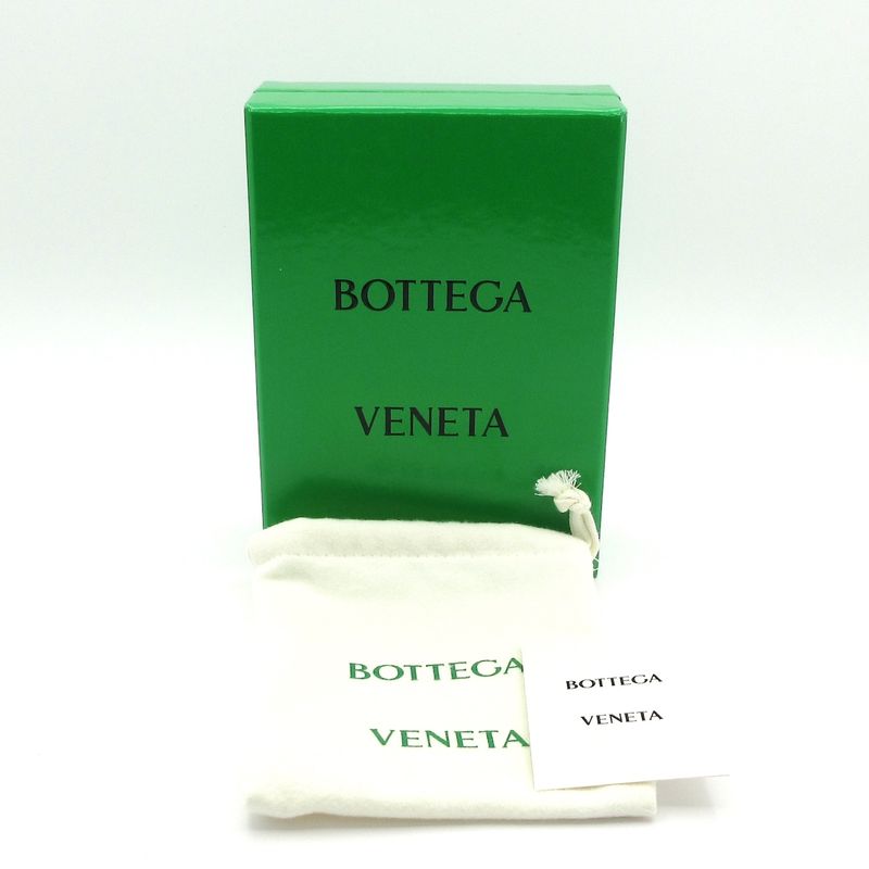 Bottega Veneta Billfold Excellent Condition - 701269 Black And Green Bifold