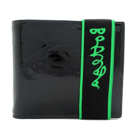 Bottega Veneta Billfold Excellent Condition - 701269 Black And Green Bifold