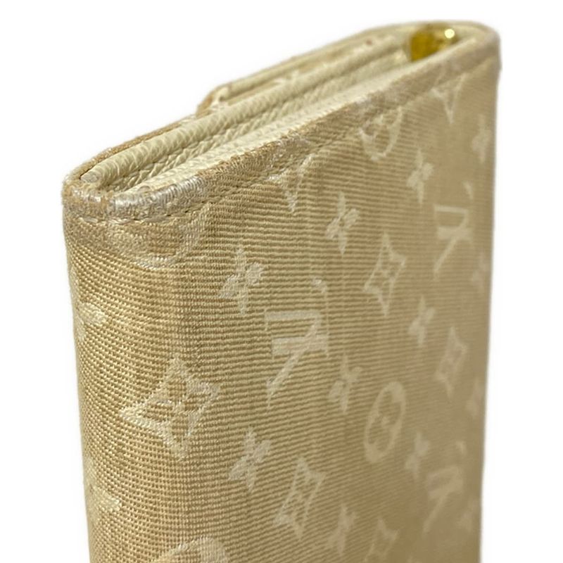 Louis Vuitton Long Wallet Monogram Mini Lin Pochette Porte Monet Carte Cles Di