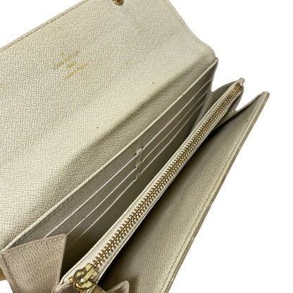 Louis Vuitton Long Wallet Monogram Mini Lin Pochette Porte Monet Carte Cles Di