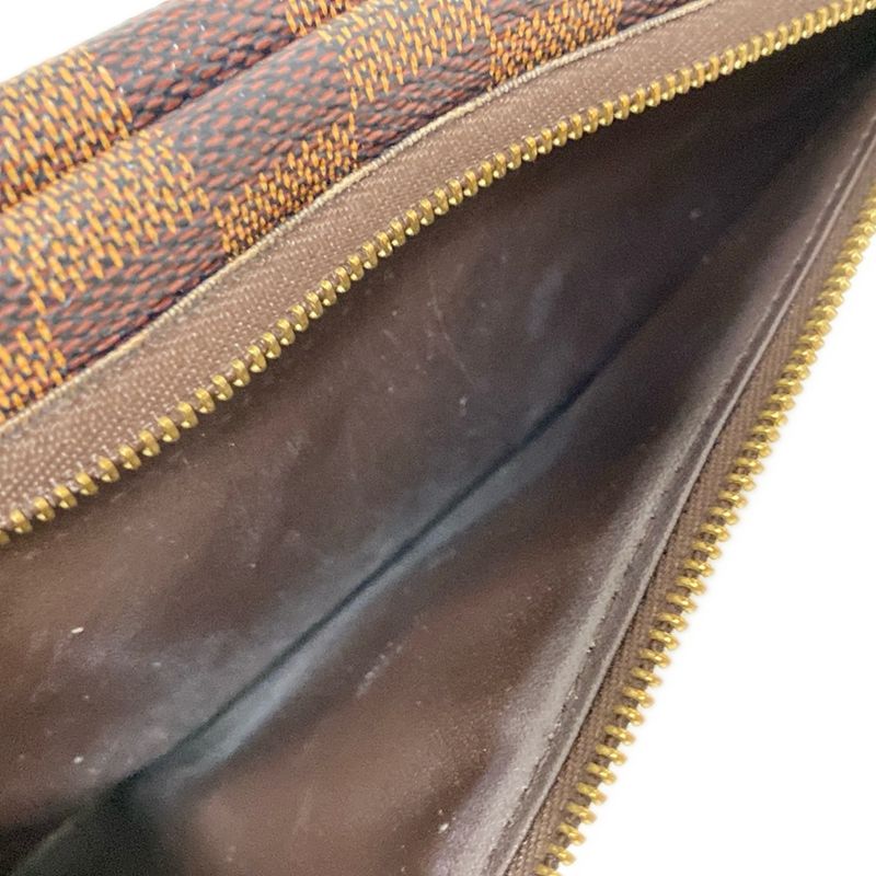 Louis Vuitton Damier Portefeuille Origamiron Long Wallet N63097 Engraved With