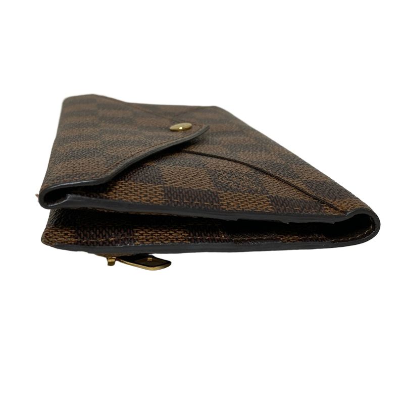 Louis Vuitton Damier Portefeuille Origamiron Long Wallet N63097 Engraved With