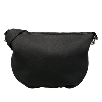 Gucci Shoulder Bag Excellent Condition Sherry 801887 Black Leather