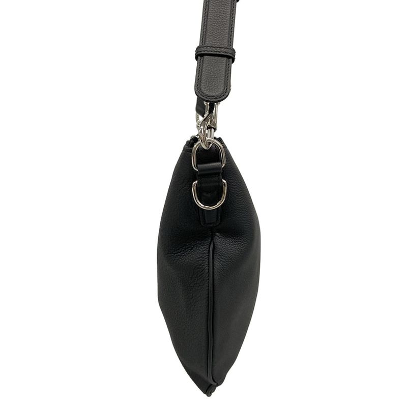 Gucci Shoulder Bag Excellent Condition Sherry 801887 Black Leather