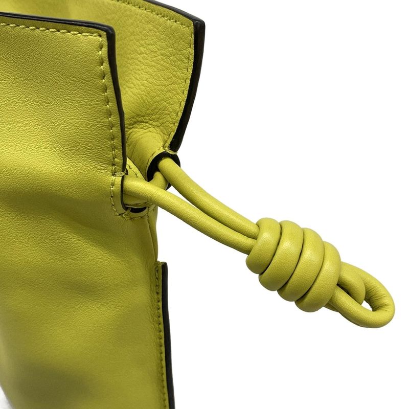 Loewe Shoulder Bag Flamenco Pocket Light Green Phone Pouch Mini Bag Diagonal