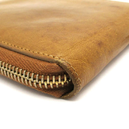 Bottega Veneta Bifold Wallet - Mustard Round Zipper Leather