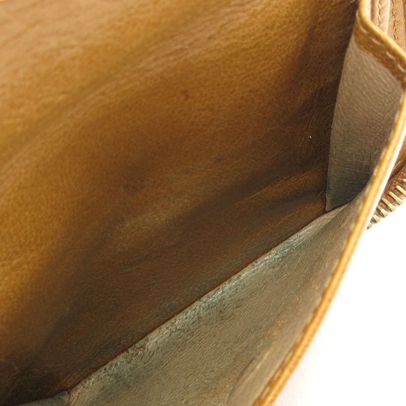 Bottega Veneta Bifold Wallet - Mustard Round Zipper Leather