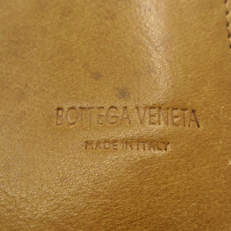 Bottega Veneta Bifold Wallet - Mustard Round Zipper Leather