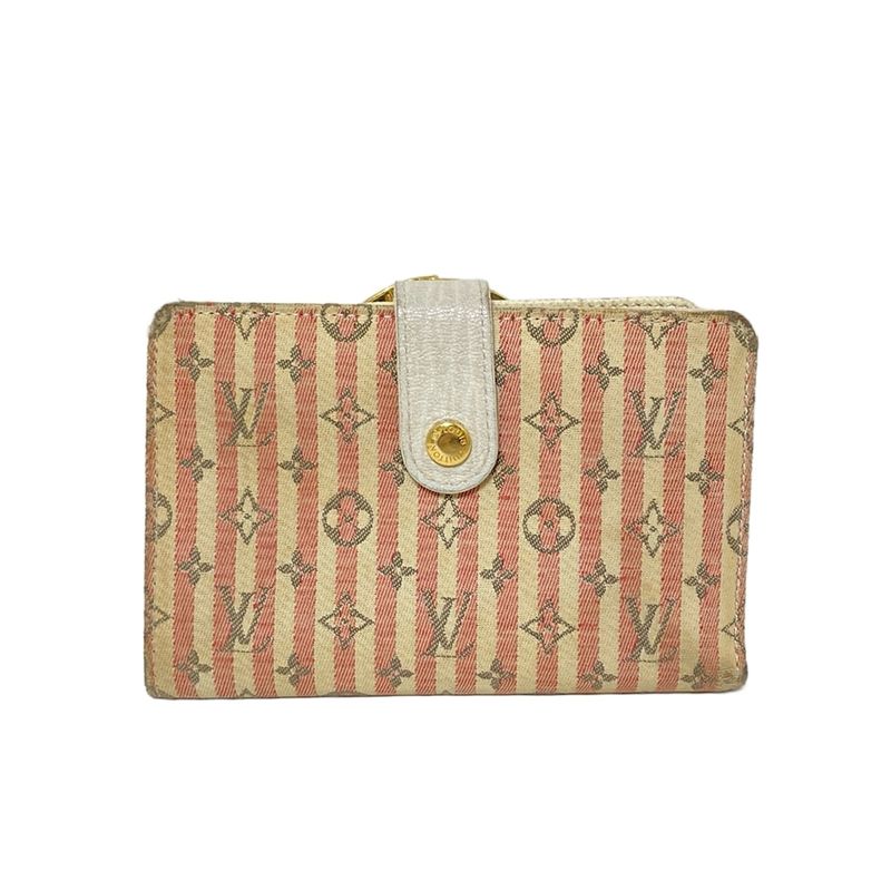 Louis Vuitton Bifold Wallet Monogram Mini Lin Croisette Porte Monebier Viennois