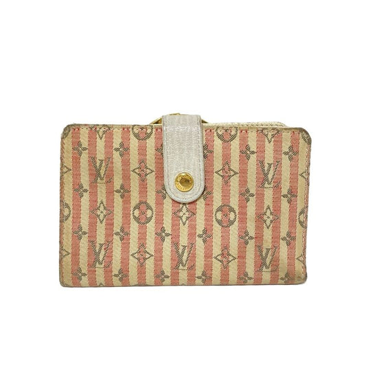 Louis Vuitton Bifold Wallet Monogram Mini Lin Croisette Porte Monebier Viennois
