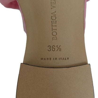 Bottega Veneta Mules 36 1 2 Women's Lido Pink Flat Sandals Leather