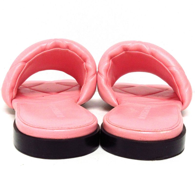Bottega Veneta Mules 36 1 2 Women's Lido Pink Flat Sandals Leather
