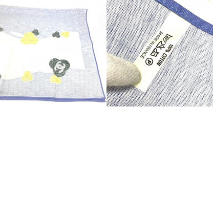 Chanel Towel Interior CC Coco Mark Logo Cotton Purple